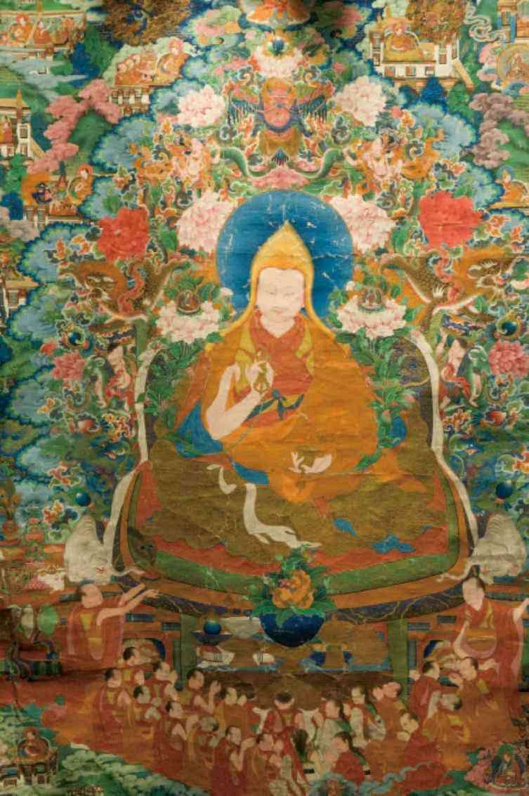 五世达赖阿旺罗桑嘉措(1617～1682年)时期,开始在西藏建立格鲁派的