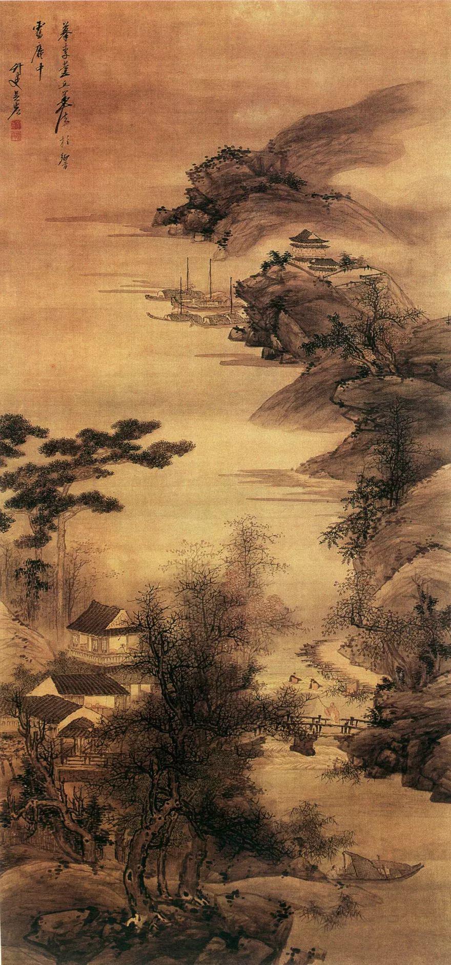 金陵八家——吴宏笔墨中的美学意境_山水画