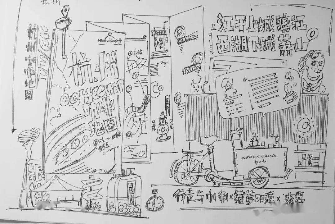 来吧,2020纸质版《杭州咖啡地图》,我们一起画!