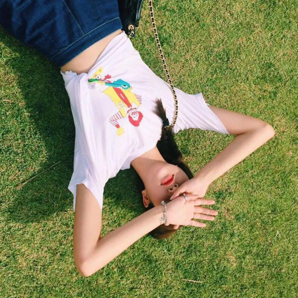 微信头像挡脸女