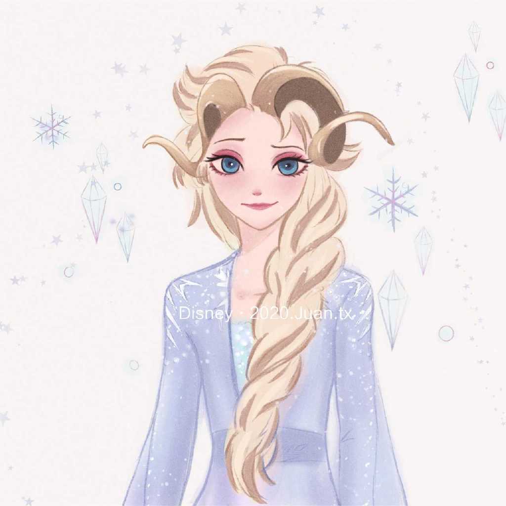 原创迪士尼公主与十二星座:美人鱼 双鱼座的结合,这才叫美若天仙!