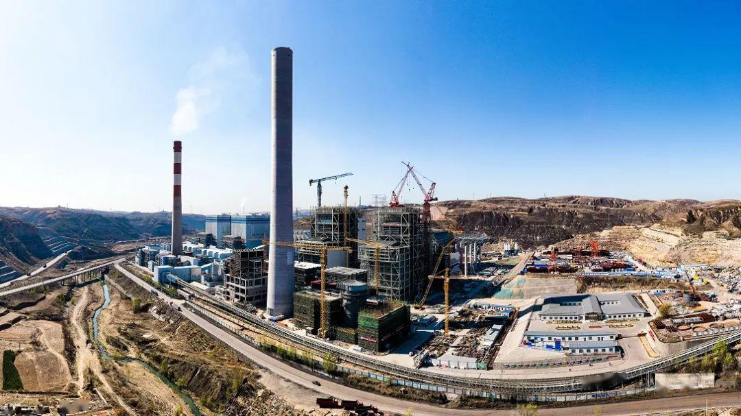 陕西公司承建的国家电投新疆准东五彩湾北二电厂一期2×66万千瓦工程4