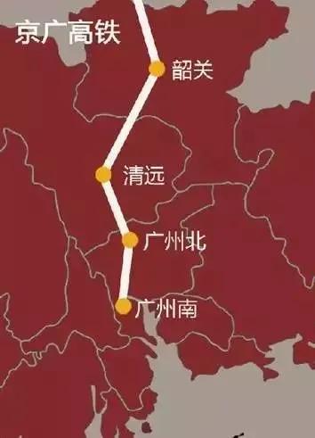 昆明到广州高铁线路图图片
