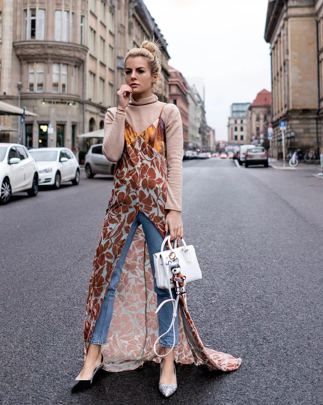 2020流行穿裙子裤子时髦炸了