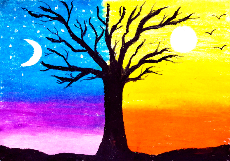 作品名称:《日与夜》