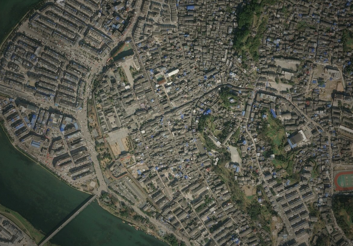 卫星航拍10大经典古城地理布局多与江河相连方形中彰显智慧