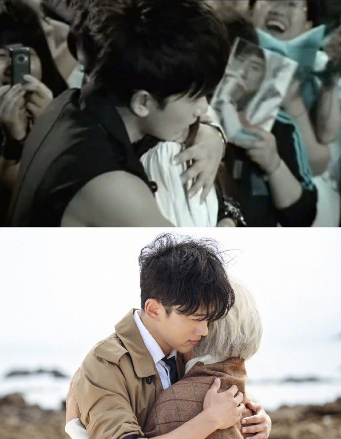 12年前,谢娜作为女友的身份拍了张杰的《明天过后》,今天她又作为妻子