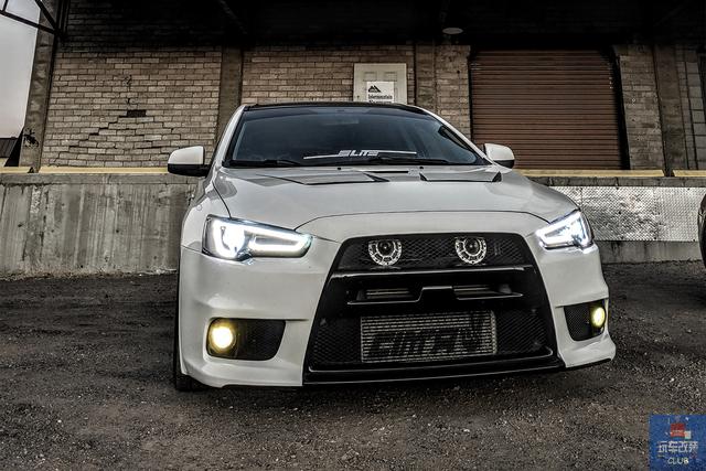 这辆三菱evolutionxgsr只走自己的改装路线