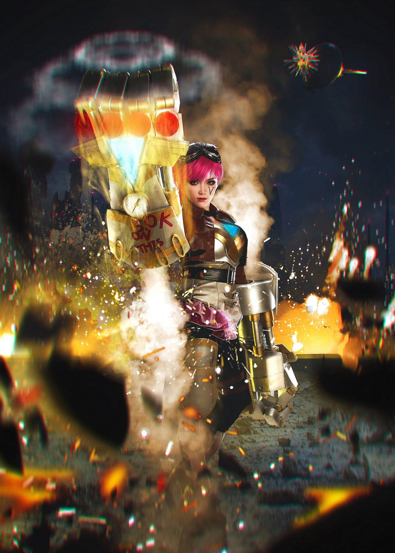 英雄联盟·皮城执法官·蔚 cosplay