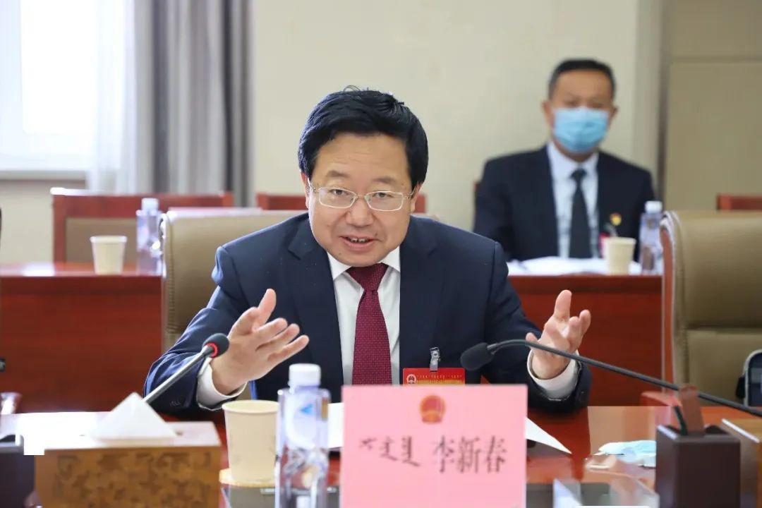 聚焦两会李新春参加区人大十六届三次会议分组审议