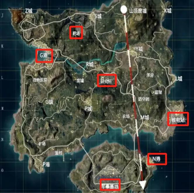 和平精英:四大地图信号枪刷新地点,很多玩家还不知道,赶快收藏!_天堂