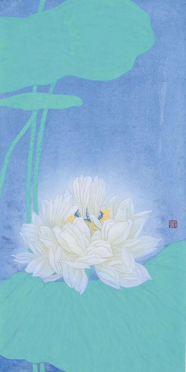 刘尉霞工笔花鸟山水界画作品个性鲜明