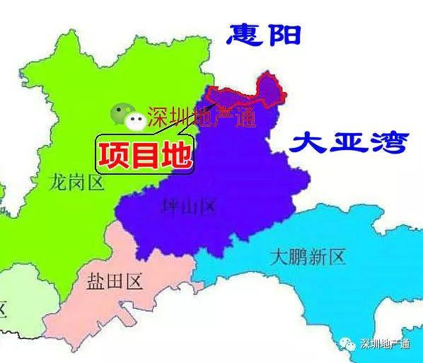 惠州深圳地图区域划分图片