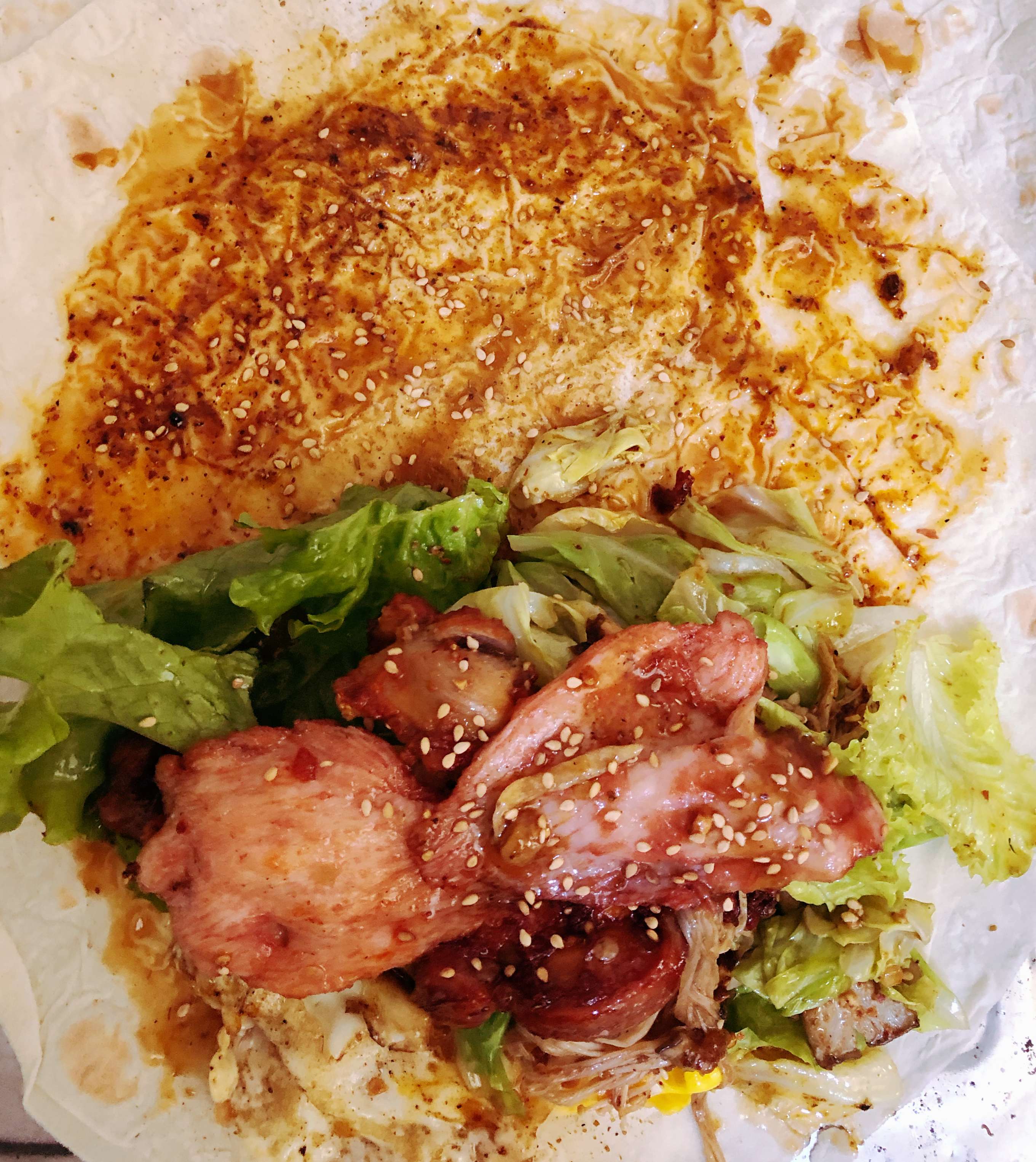 薄单卷饼小胡同夹饼所在地——闵家胡同"饼香不怕