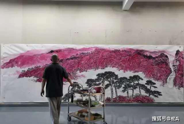 湘江战役红军烈士遗骸得到妥善安放或就地保护,画家唐道一的两幅巨幅