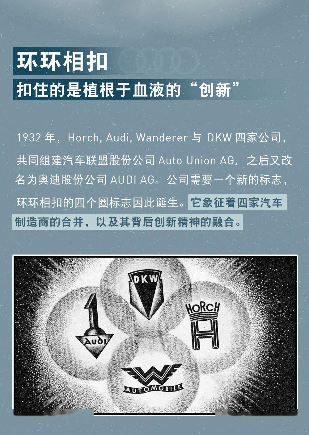 奥迪环环相扣扣住的是什么