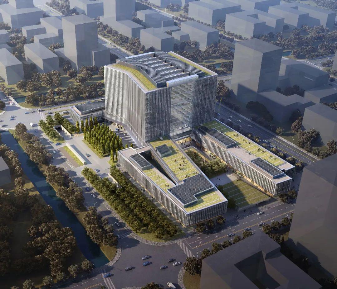 银科控股总部大楼位于青浦区,紧邻国家会展中心,为24小时"生活-工作