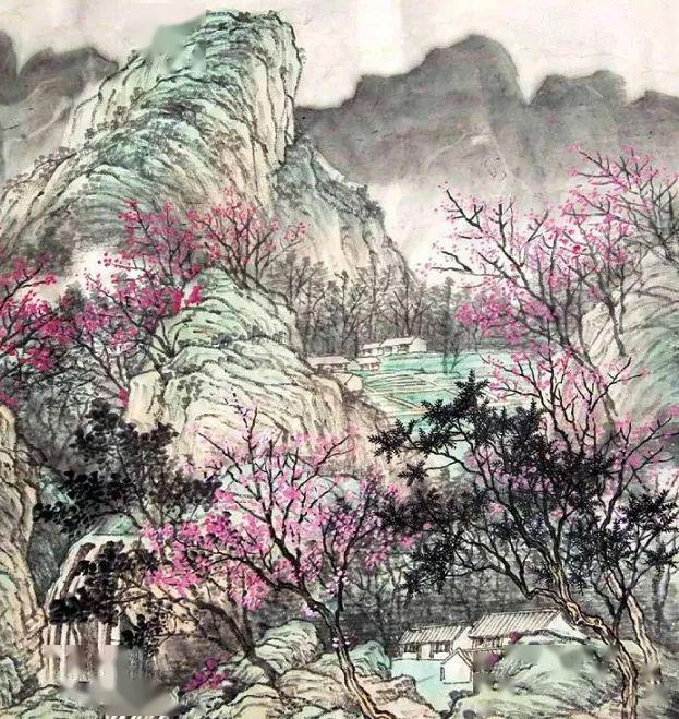 国画教程写意春和景明画法