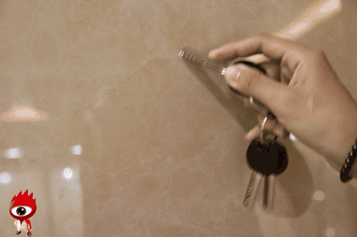 瓷砖铺贴不保护,出现划痕,投诉不予处理!