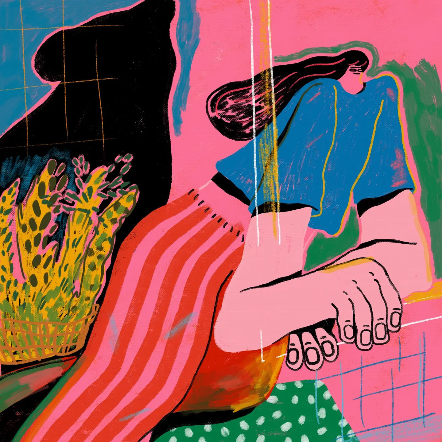 新加坡插画家kezia gabriella的"混乱"插画_工作