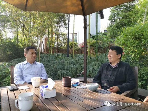 省山东商会郭柏峰会长热情接待山东省临清市委书记何宪卓一行_赛石