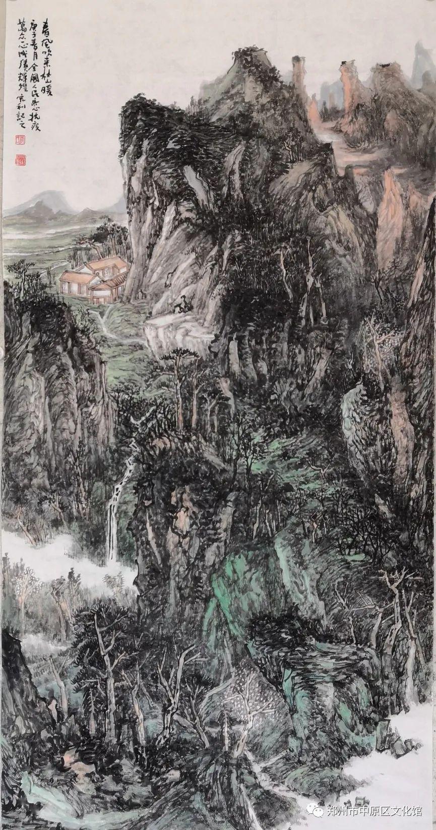 中原区文化志愿者"抗疫"主题国画作品展示(六)_李铁生