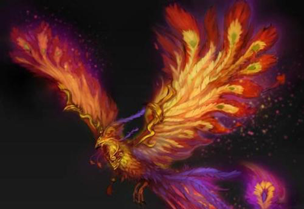 老七雪凰,喜欢在寒冷的环境中,性格高冷,翅膀宽,羽毛厂,吐气飘雪,吸气