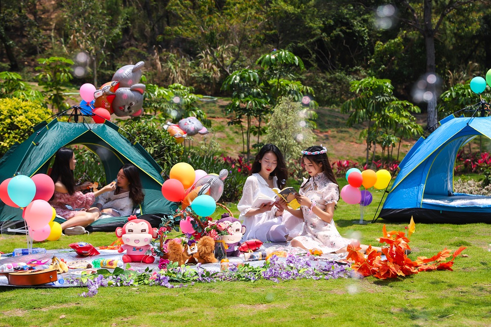 放慢脚步健康行东莞观音山户外休闲游升级