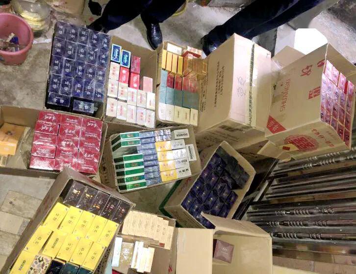 惠东查获一大批假烟你抽的烟可能是假的
