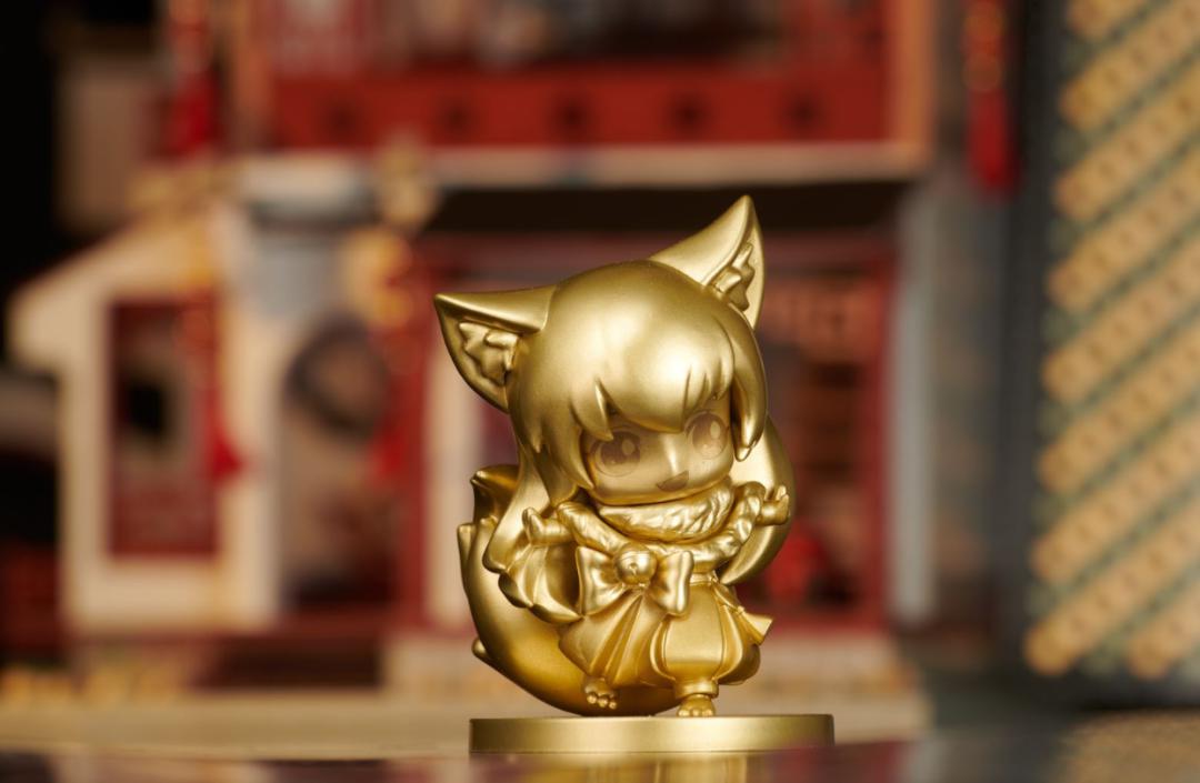 七折限量秒杀黄金版狐小妖手办五一开售