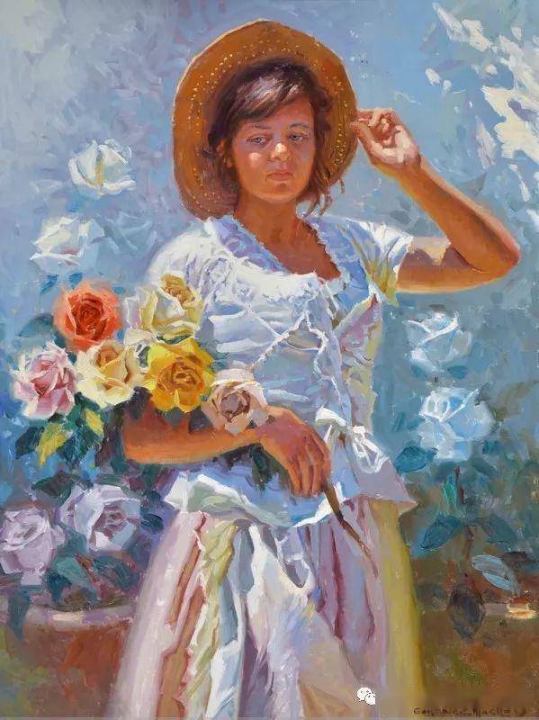 西班牙著名画家岗萨雷斯alacreu油画作品欣赏一