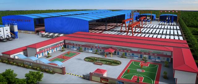 动画制作演示标准化桥梁构建预制厂建设–山东济南上山传媒