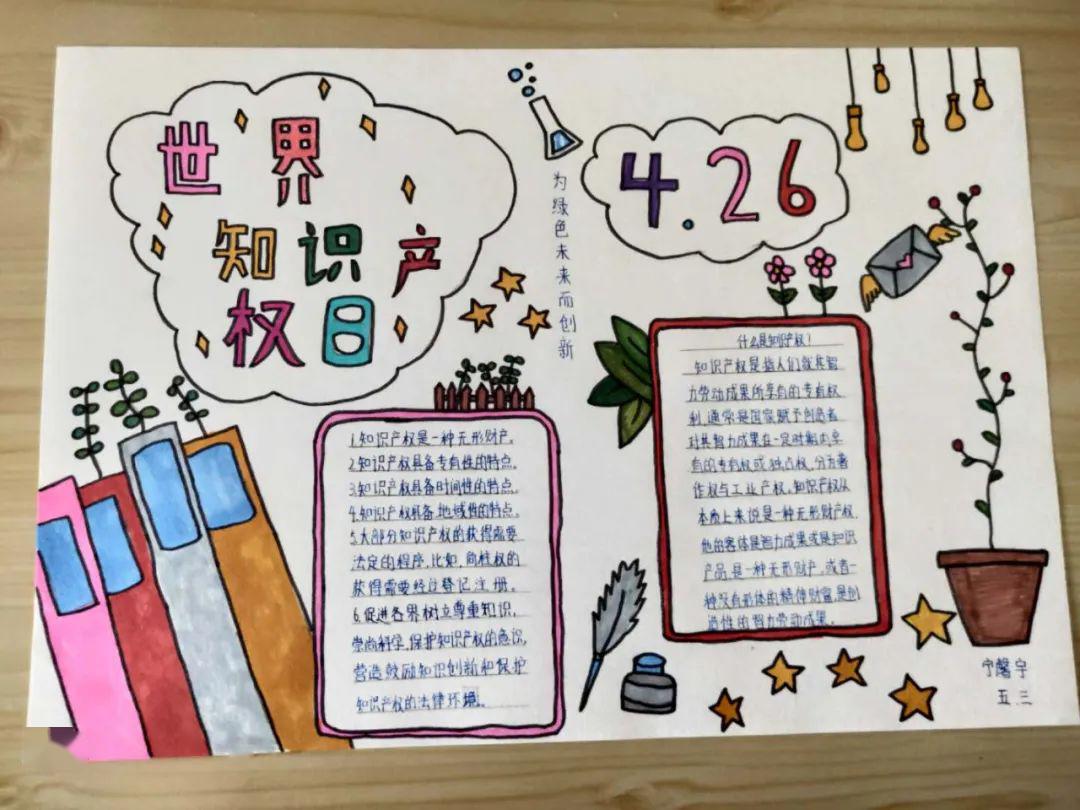 为绿色未来而创新三里学校知识产权日主题活动
