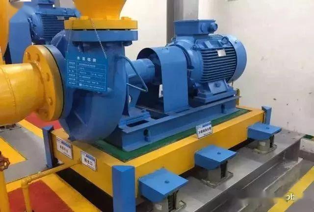 水泵减震,限位装置布置合理,科学实用.