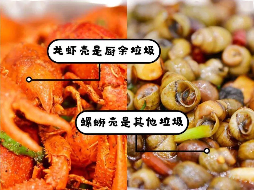 答案解析:小龙虾壳:厨余垃圾.