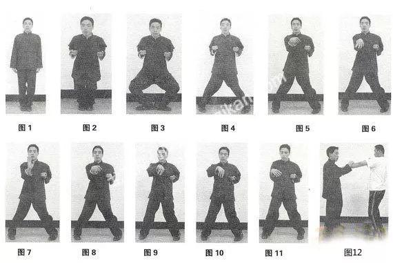 咏春拳十二式散手图片