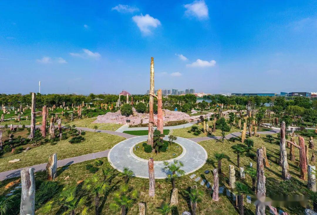 夜游园博赏花灯五一期间黄石园博园每晚10点闭园