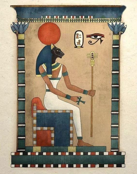 随处可见猫的身影,在埃及的文化里,月亮的化身,猫首人身的巴斯特女神