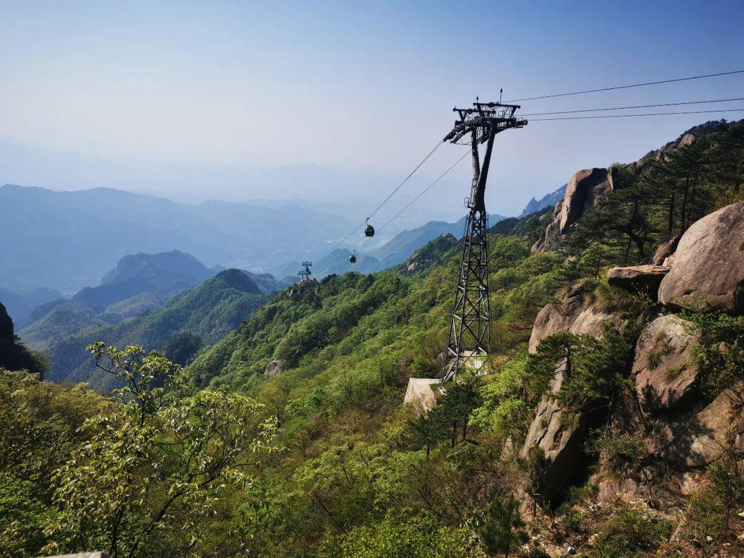 畅享新速度跟随电信5g网络一起云游九华山花台