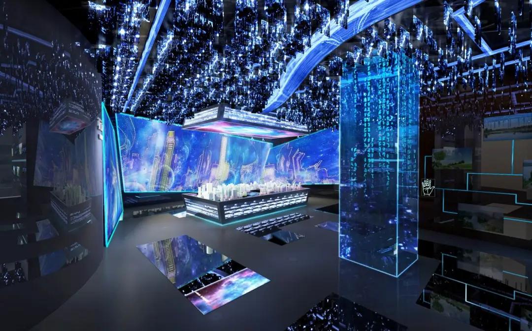 数字多媒体展厅的空间流线设计华南数字科技