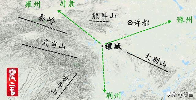 原创图说三国曹操为何要三次征讨张绣原来跟张绣的老巢有很大关系