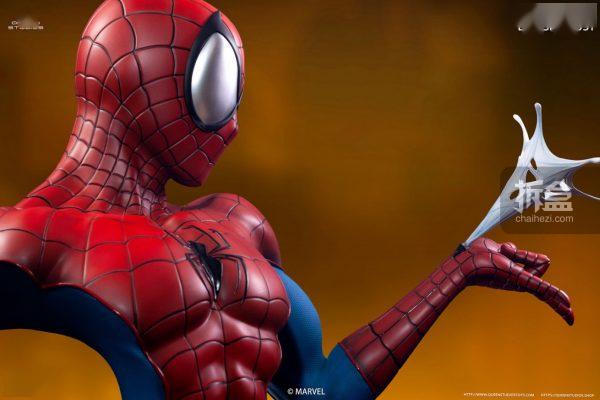 queenstudios漫威漫画版蜘蛛侠11胸像
