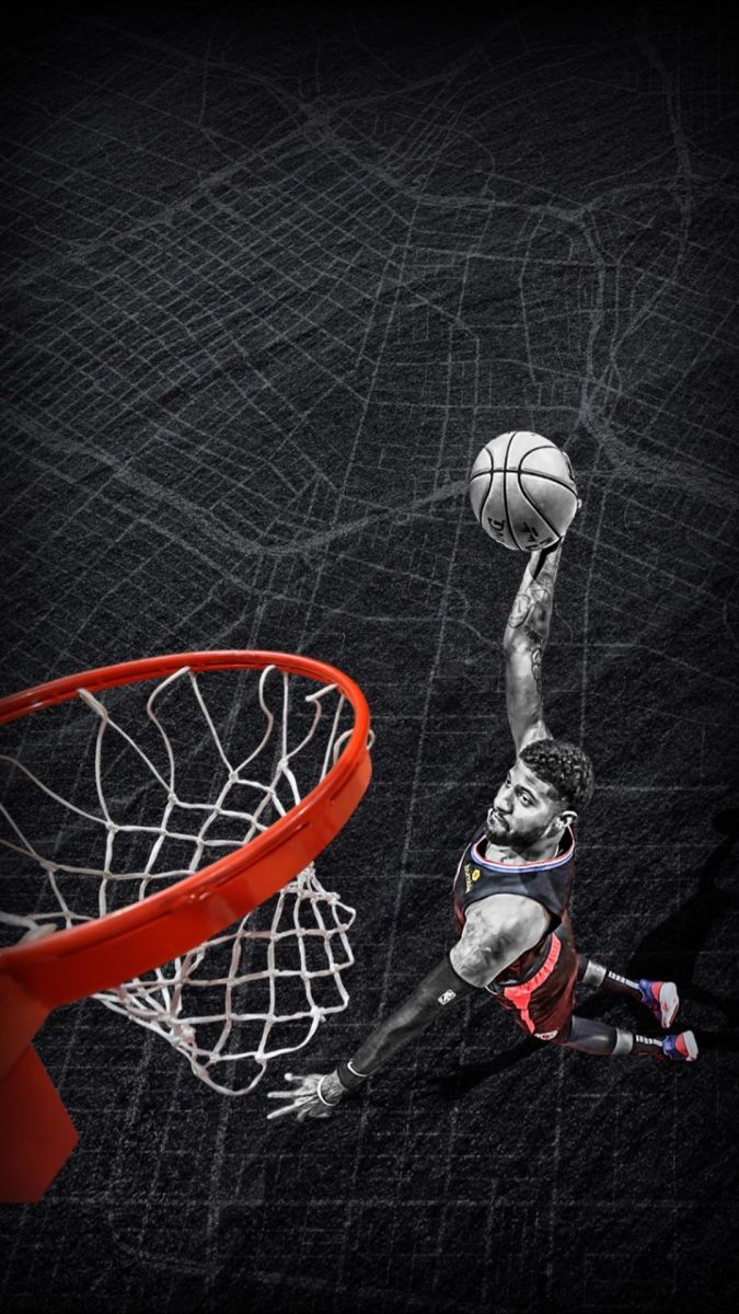 有新的手机壁纸了快船发布一组保罗乔治图