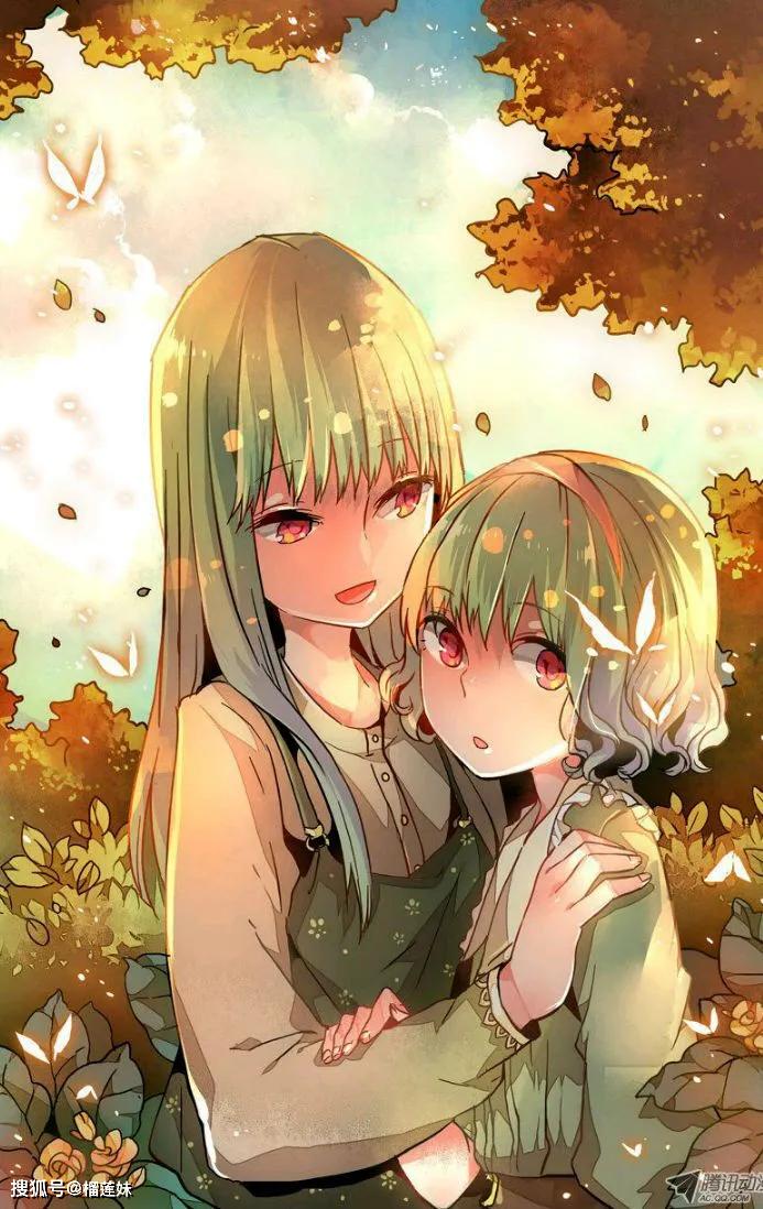 神经文艺二次元双生闺蜜少女动漫美图