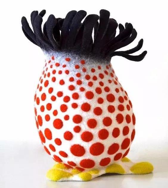 艺术家们是这样玩羊毛毡的你欣赏得来吗羊毛毡戳戳乐手工