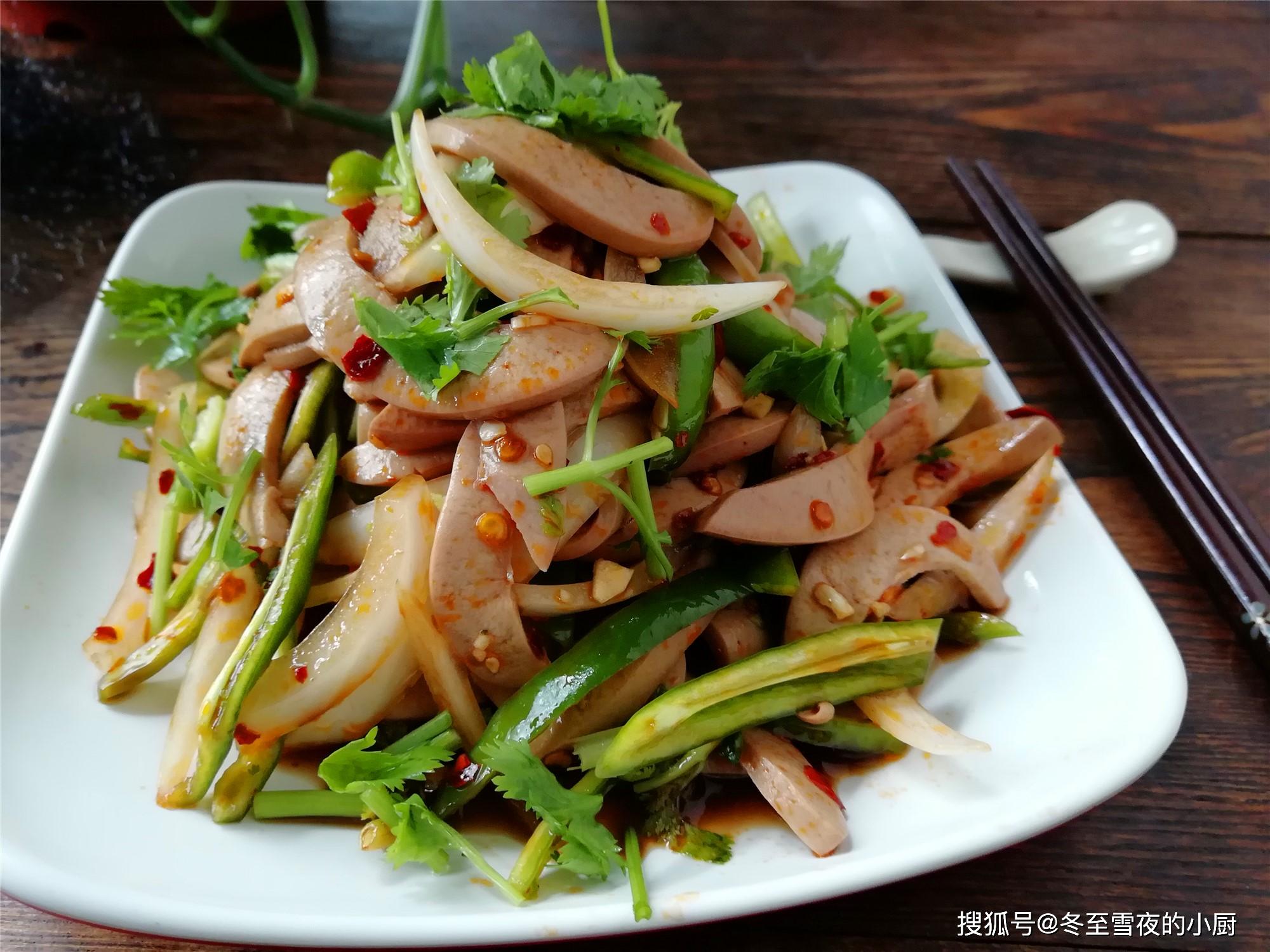 原创猪腰别总炒着吃教你凉拌的做法味道香浓吃着不腥