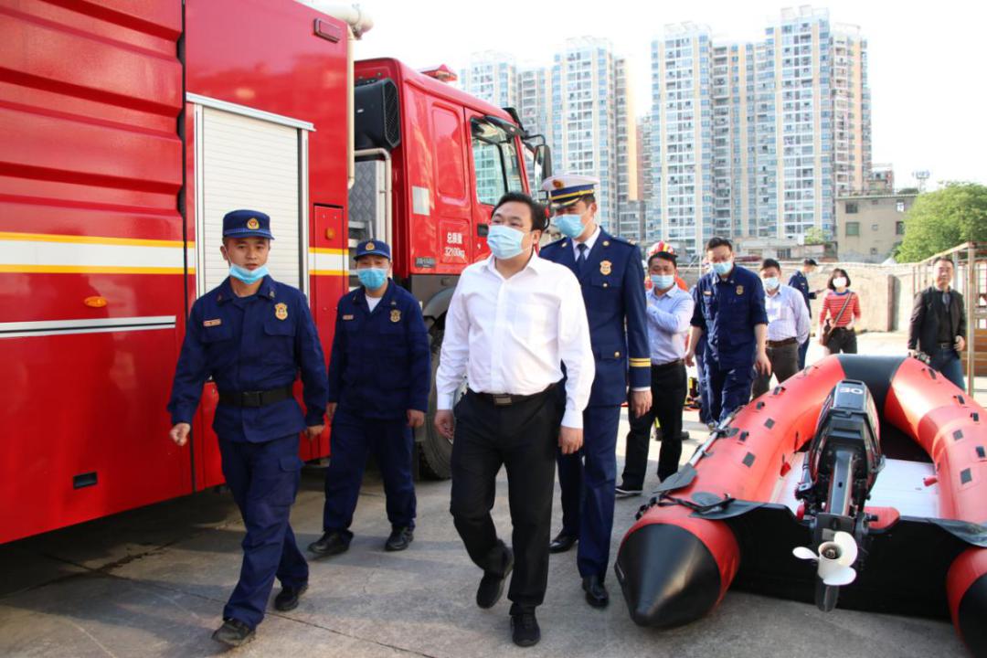 景德镇市副市长孙鑫带队开展五一节前消防安全检查