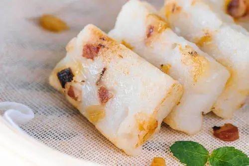 广东特色小吃萝卜糕简单搅一搅上锅一蒸就做好了