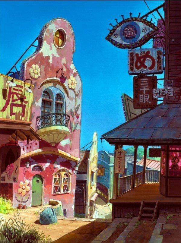 宫崎骏动画场景之 千与千寻的神隐