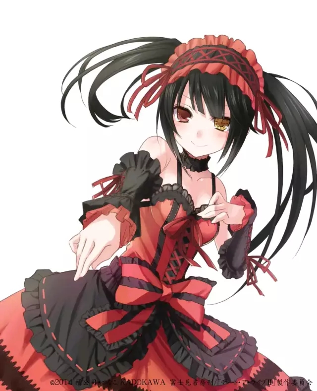 时崎狂三,异色瞳长短马尾你爱了吗?